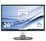 Philips 288P6ljEB/00 71,1 cm (28 Zoll) Monitor (VGA, DVI, HDMI, USB, DisplayPort, 3840 x 2160, 60 Hz, 1ms Reaktionszeit, höhenverstellbar, 4K, UltraClear UHD) schwarz - 1