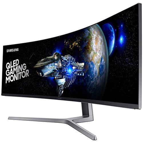 Samsung C49HG90DMU 124,20 cm (49 Zoll) LED Multitasking Monitor (2X HDMI, Display Port, Mini-Display Port, USB, 3840 x 1080 Pixel) Mattschwarz -